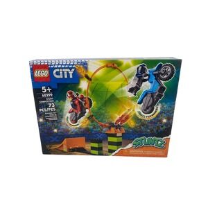 LEGO City Stunt Competition 60299 Kids Set Blue Red New Sealed Box Damage 73 Pcs